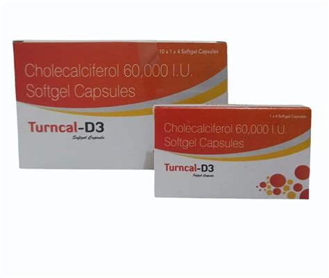 Cholecalciferol 60000 IU Softgel Capsules At Rs 1300 Box Vitamin D3