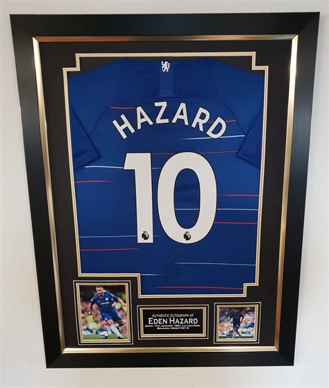 Eden Hazard Signed Chelsea FC Shirt Framed – Experience Epic