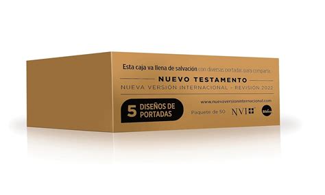 NVI Nuevo Testamento Texto Revisado 2022 Tapa Rústica Paquete