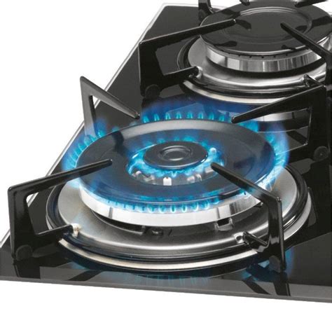 Cooktop Bocas A G S Tripla Chama Bivolt Fischer Preto Cooktop