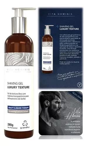 Grandha Vita Hominis Para Barba Shaving Gel Luxury Texture Parcelamento Sem Juros