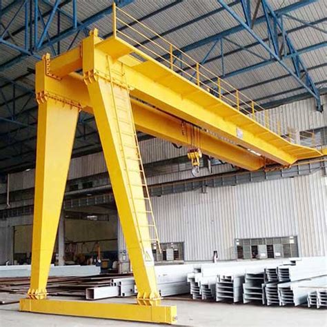 5 Ton To 32 Ton Double Girder Semi Goliath Crane With Box Girder