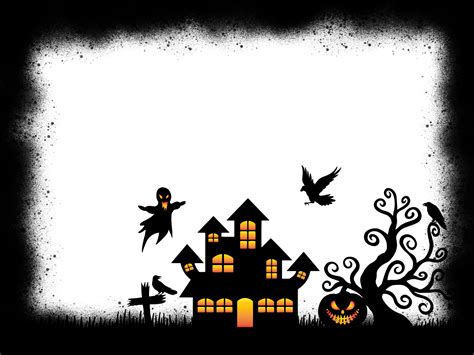 Halloween Silhouette Background Illustration 10161360 Png