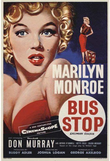 Bus Stop Movie Posters Original And Vintage Marilyn Monroe Movies