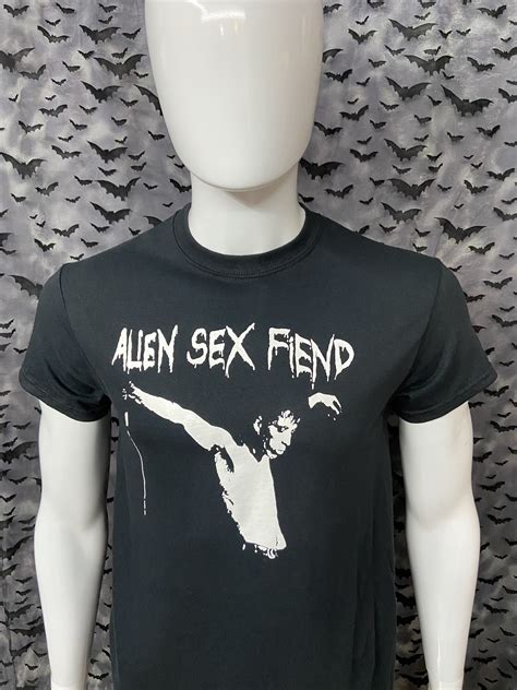 Tshirt Official Alien Sex Fiend Gothic Deathrock Goth Batcave Etsy