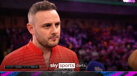 World Darts Championship | Joe Cullen gives fleeting interview after ...