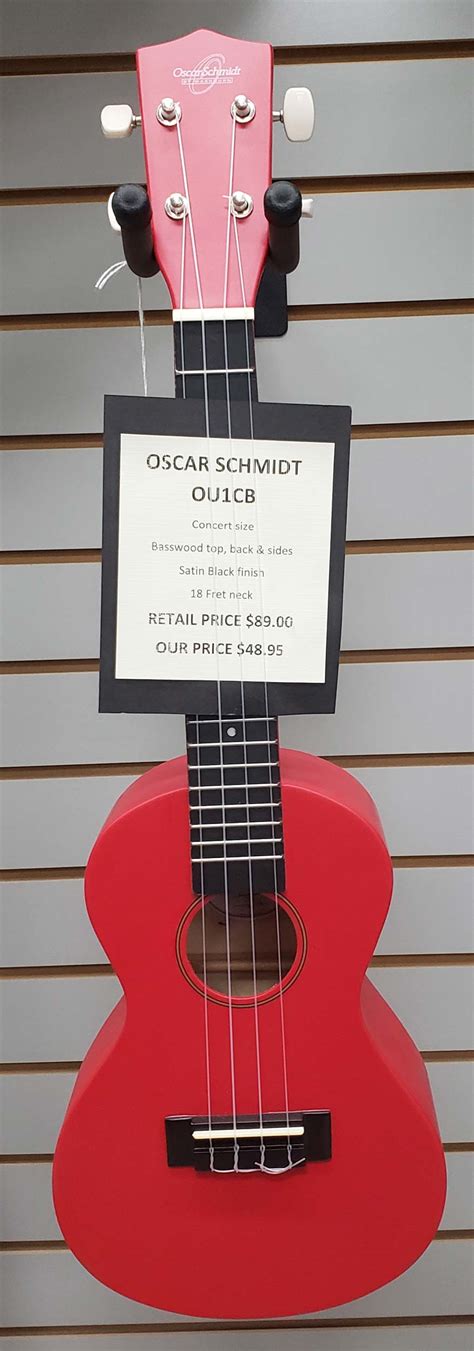 Oscar Schmidt Concert Ukulele OU1CB - Forte Music - Tiffin and Sandusky ...