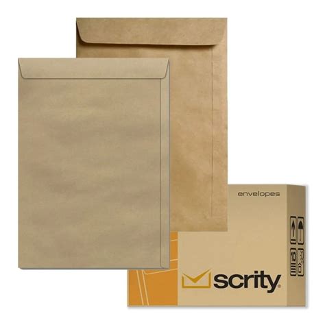 Envelope Saco Papel Kraft Natural X G Scrity Un Mercado Livre