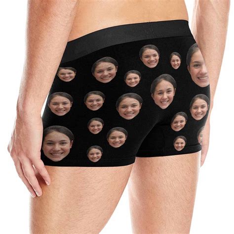 Custom Underwear For Men Personalized Face Boxers Briefs Photo Etsy