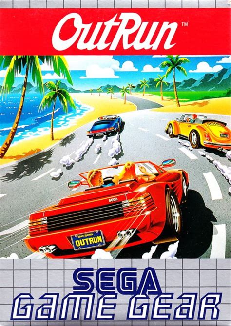 OutRun 1991 Game Gear Box Cover Art MobyGames