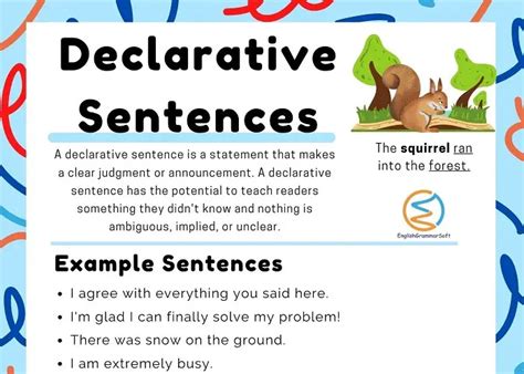 Example Of Declarative Sentence Definition And Example 55 Off