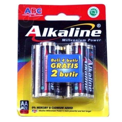 Jual Baterai Abc Alkaline Aa Lr Bonus Isi Pcs Shopee