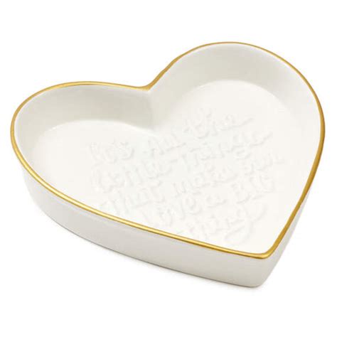 All The Little Things Heart Shaped Trinket Dish Trays And Boxes Hallmark