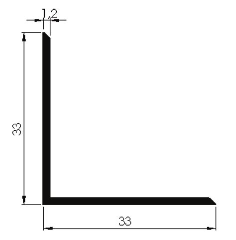 Perfil Angular Acero Inoxidable Adinor