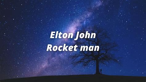 Elton John Rocket Man Legendado Tradu O Youtube