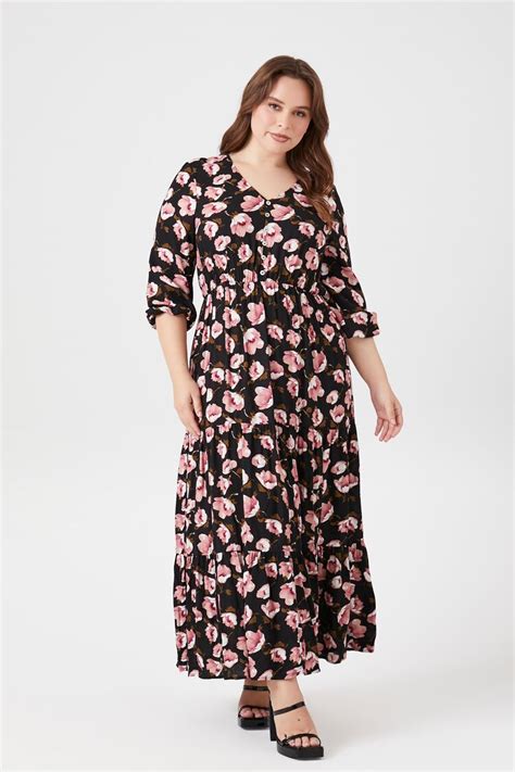 Plus Size Floral Maxi Dress Forever21us