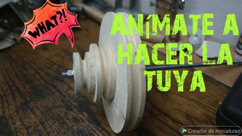 Polea De Madera Casera Homemade Wooden Pulley Youtube