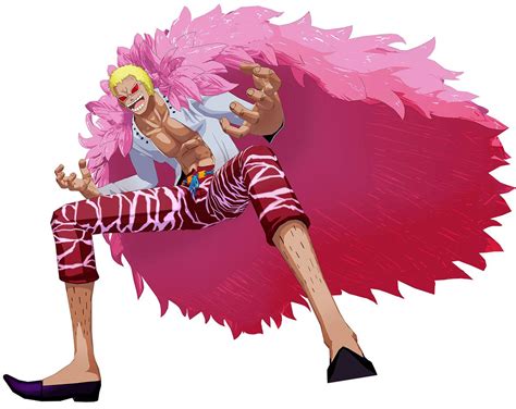 Doflamingo Red Art Drawings Character Art