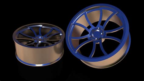 Inch Wheel Free D Model Stl Sldprt Sldasm Slddrw Cgtrader