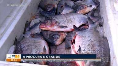 JA 1ª Edição TO Moradores movimentam peixarias de Araguaína na