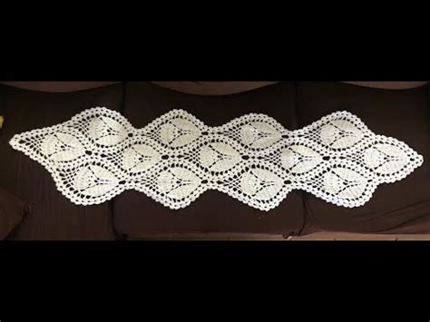 Tuto chemin de table au crochet spécial gaucher 2 2 Tuto Crochet TV