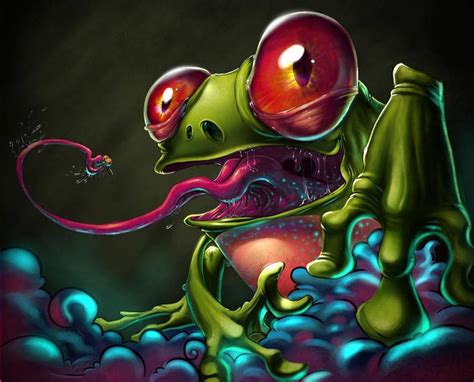 The Frog By Thezork Frog Art Graffiti Drawing Graffiti Art