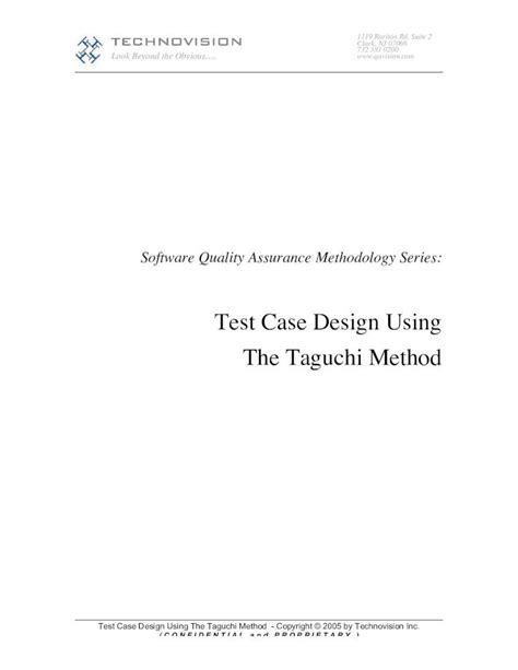 PDF Test Case Design Using Taguchi Method DOKUMEN TIPS