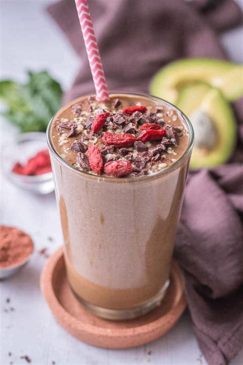 Chocolate Avocado Smoothie Healthy Simple And Ultra Creamy