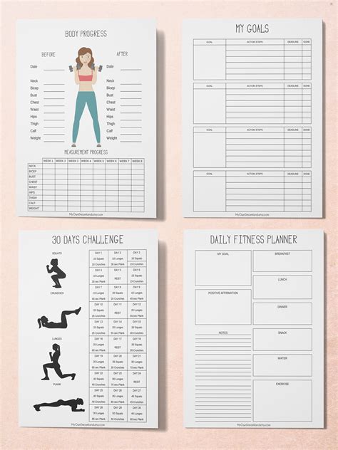 Fitness Printables