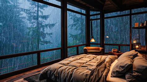 Heavy Rain To Sleep Faster Powerful Rain Sounds To Relieve Insomnia