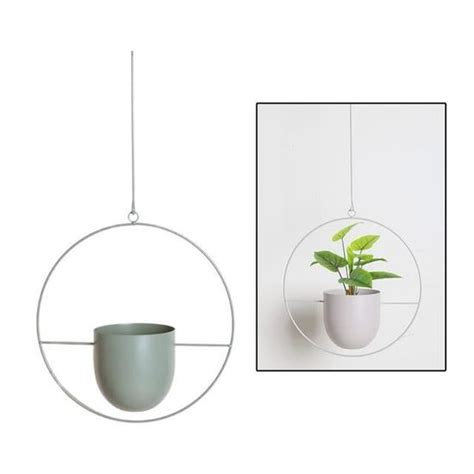 Pot De Fleur Green Round Jardini Re Suspendue En M Tal Pot De Fleurs