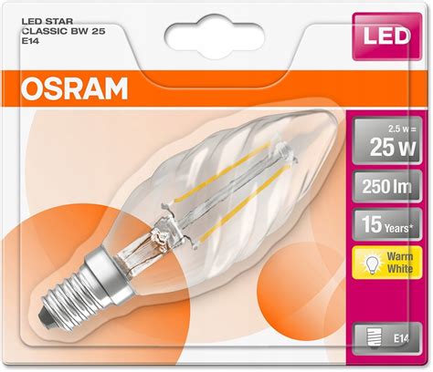 Żarówka Led Świeczka E14 2 5w 25w Osram Filament 9964634417