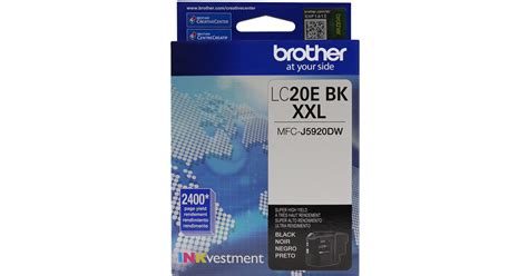 Brother LC20EBK INKvestment Super High Yield Black Ink LC20EBK