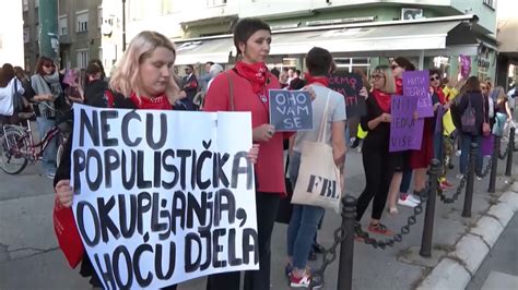 Protesti protiv femicida širom BiH Niti jedna više N1