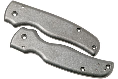 Flytanium Spyderco Shaman Scales, Titanium | Advantageously shopping at Knivesandtools.com