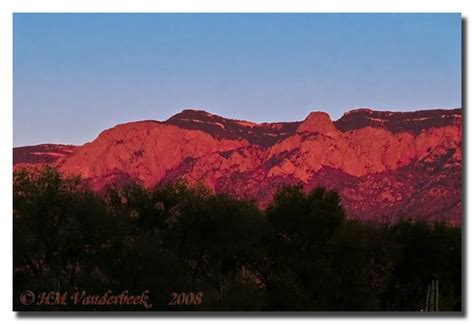 Sandia Mountain at Sunset – Albuquerque Daily Photo