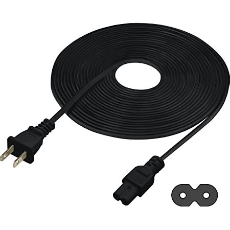 Amazon Vebner Extra Long 25 Foot TV Power Cord Compatible With