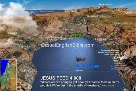 Gennesaret Maps and Videos - Casual English Bible