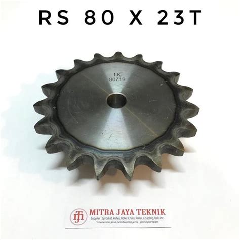 Jual SPROCKET GEAR SINGLE RS 80 X 23 SPROCKET RANTAI GIGI 23T Di Lapak