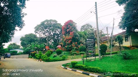 Sabaragamuwa University Of Sri Lanka Belihuloya Thilina Sandaruwan