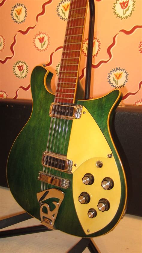 1989 Rickenbacker Model 620 12 Green Refinish Pure Vintage