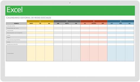 Plantillas Gratuitas De Calendario De Redes Sociales Smartsheet