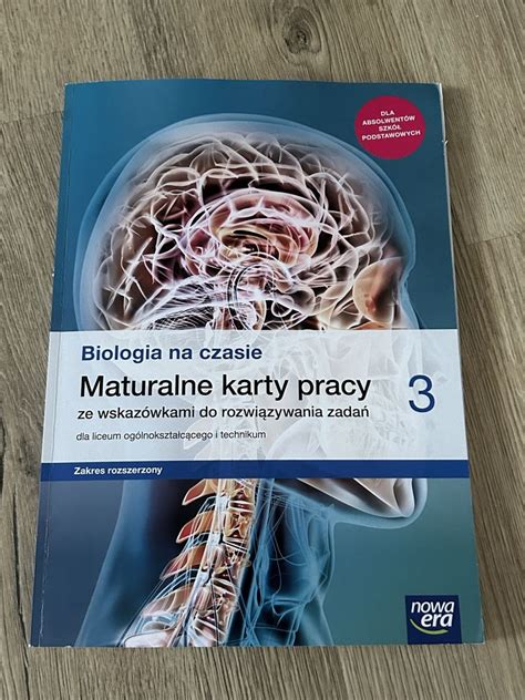 Maturalne karty pracy 3 Biologia na czasie Łódź Polesie OLX pl