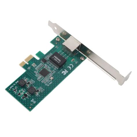 CARTE RÉSEAU PCIE X1 Carte Adaptateur Réseau PC Gigabit Ethernet à Puce