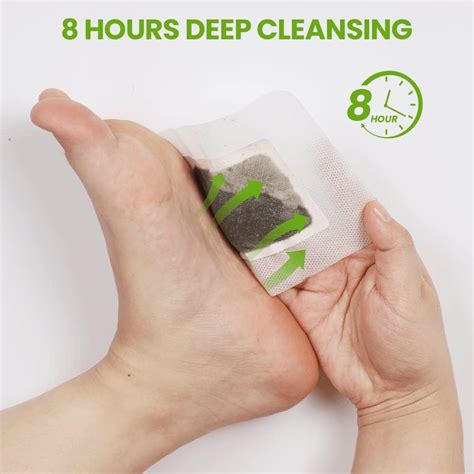 Sumifun Deep Cleansing Foot Pads 30 Count Organic Foot Patches With