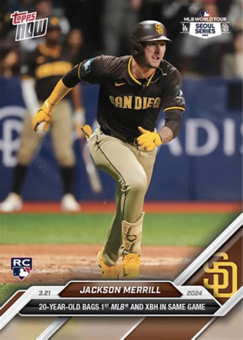 Top Jackson Merrill Cards Topps Ripped