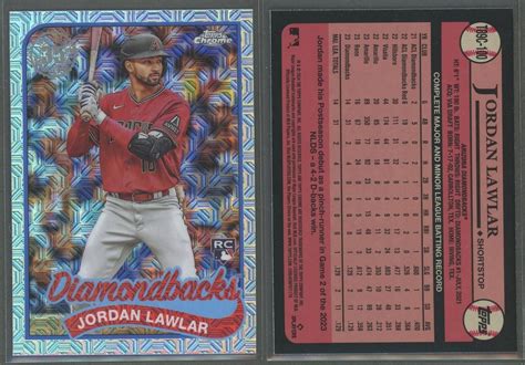 Topps Series Jordan Lawlar Silver Pack Mojo Refractor Rookie Rc