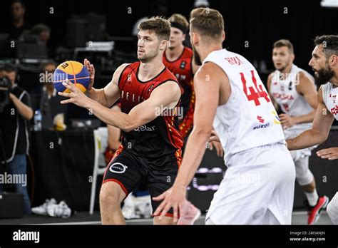 Belgiums Bryan De Valck Pictured In Action During A 3x3 Basketball