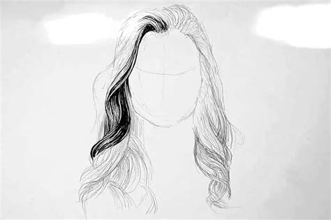 How To Draw Hair Realistically Step By Step Tutorial Vlr Eng Br