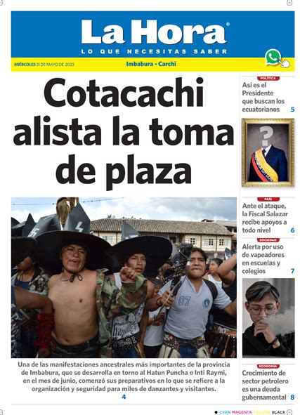 Imbabura Carchi 31 De Mayo 2023 Diario La Hora